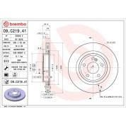 Brembo | Bremsscheibe | 09.C219.41
