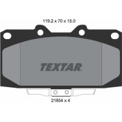 Textar | Bremsbelagsatz, Scheibenbremse | 2185401