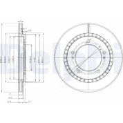 Delphi | Bremsscheibe | BG3820