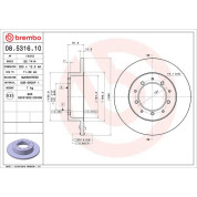 Brembo | Bremsscheibe | 08.5316.10