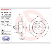 Brembo | Bremsscheibe | 08.A714.11