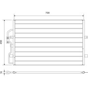 Valeo | Kondensator, Klimaanlage | 812710