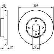 BOSCH | Bremsscheibe | 0 986 478 638
