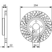 BOSCH | Bremsscheibe | 0 986 479 A69