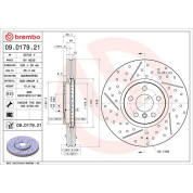 Brembo | Bremsscheibe | 09.D179.21