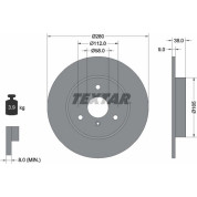 Textar | Bremsscheibe | 92097603