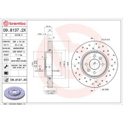 Brembo | Bremsscheibe | 09.8137.2X