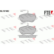 FTE | Bremsbelagsatz, Scheibenbremse | 9010562