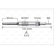 Valeo | Glühkerze | 345243
