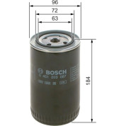 BOSCH | Ölfilter | 0 451 203 087