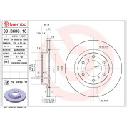 Brembo | Bremsscheibe | 09.B636.11