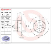 Brembo | Bremsscheibe | 08.1395.40
