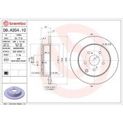 Brembo | Bremsscheibe | 08.A354.10