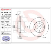 Brembo | Bremsscheibe | 09.A918.11