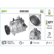 Valeo | Kompressor, Klimaanlage | 699380