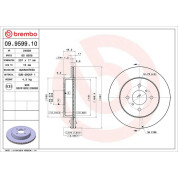 Brembo | Bremsscheibe | 09.9599.10