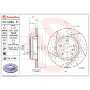 Brembo | Bremsscheibe | 09.C246.11