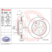 Brembo | Bremsscheibe | 09.B591.10