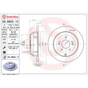 Brembo | Bremsscheibe | 08.B605.11