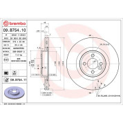 Brembo | Bremsscheibe | 09.B754.11