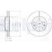 Delphi | Bremsscheibe | BG4261