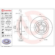Brembo | Bremsscheibe | 09.A814.11