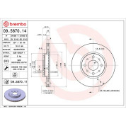 Brembo | Bremsscheibe | 09.5870.11