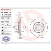 Brembo | Bremsscheibe | 09.A652.11