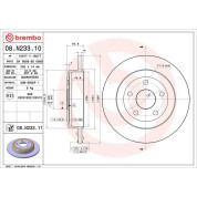 Brembo | Bremsscheibe | 08.N233.11