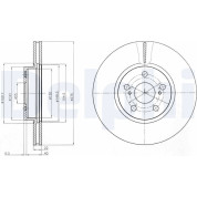Delphi | Bremsscheibe | BG4277