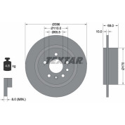 Textar | Bremsscheibe | 92100200