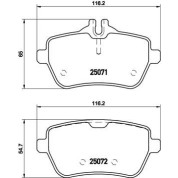 Brembo | Bremsbelagsatz, Scheibenbremse | P 50 103