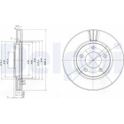 Delphi | Bremsscheibe | BG3715