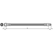 Metzger | Bremsschlauch | 4111119