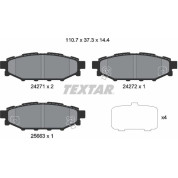 Textar | Bremsbelagsatz, Scheibenbremse | 2427101
