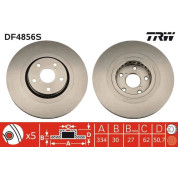 TRW | Bremsscheibe | DF4856S