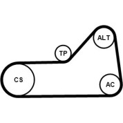 ContiTech | Keilrippenriemensatz | 6PK1153K1