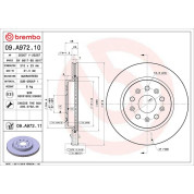 Brembo | Bremsscheibe | 09.A972.11