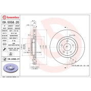Brembo | Bremsscheibe | 09.5058.21