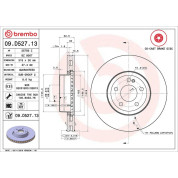 Brembo | Bremsscheibe | 09.D527.13