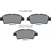 Textar | Bremsbelagsatz, Scheibenbremse | 2334803