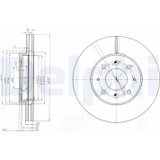 Delphi | Bremsscheibe | BG3810