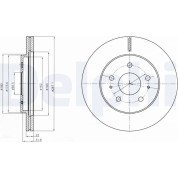 Delphi | Bremsscheibe | BG4326