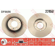 TRW | Bremsscheibe | DF6656