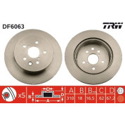 TRW | Bremsscheibe | DF6063