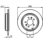 BOSCH | Bremsscheibe | 0 986 478 556
