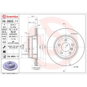 Brembo | Bremsscheibe | 09.9925.11