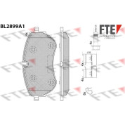FTE | Bremsbelagsatz, Scheibenbremse | 9011140