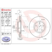 Brembo | Bremsscheibe | 09.A427.21