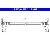 ATE | Bremsschlauch | 24.5229-0255.3